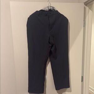 Black Dress Pants with Straight Leg and Crease